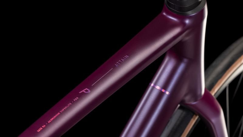 Cube Attain Pro hyperpurple´n´helio – Bild 2